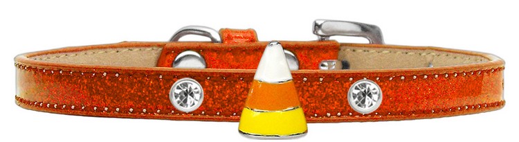 Candy Corn Charm Dog Collar Orange Ice Cream Size 12